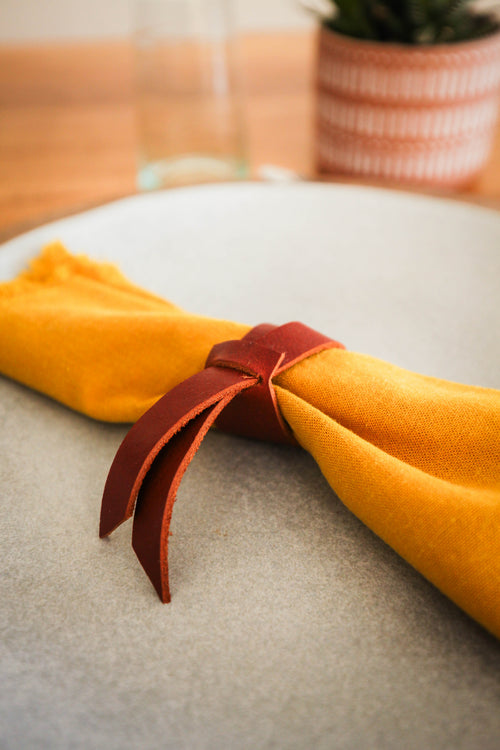 Leather Napkin Rings image 1